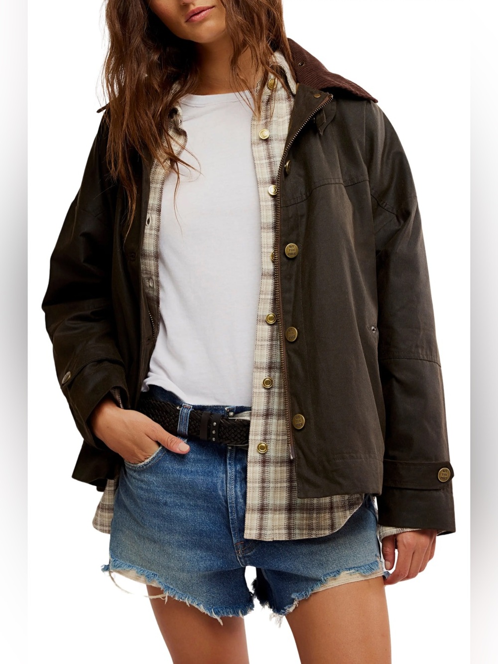 Free People Cori Waxed Cotton Jacket - Picture 7 of 11
